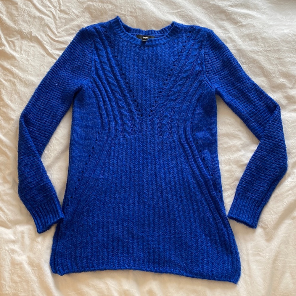 Mossimo blue tunic sweater XS